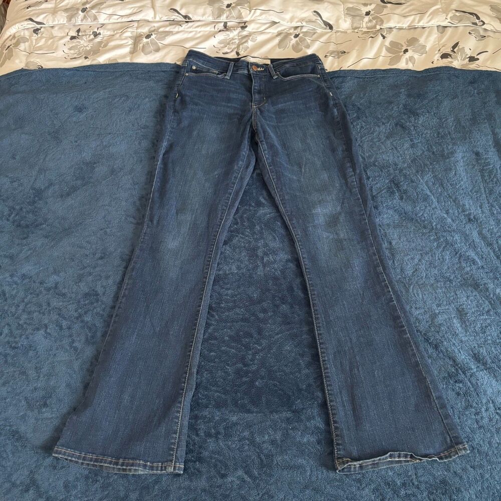 Levi's womens blue signature midrise bootcut